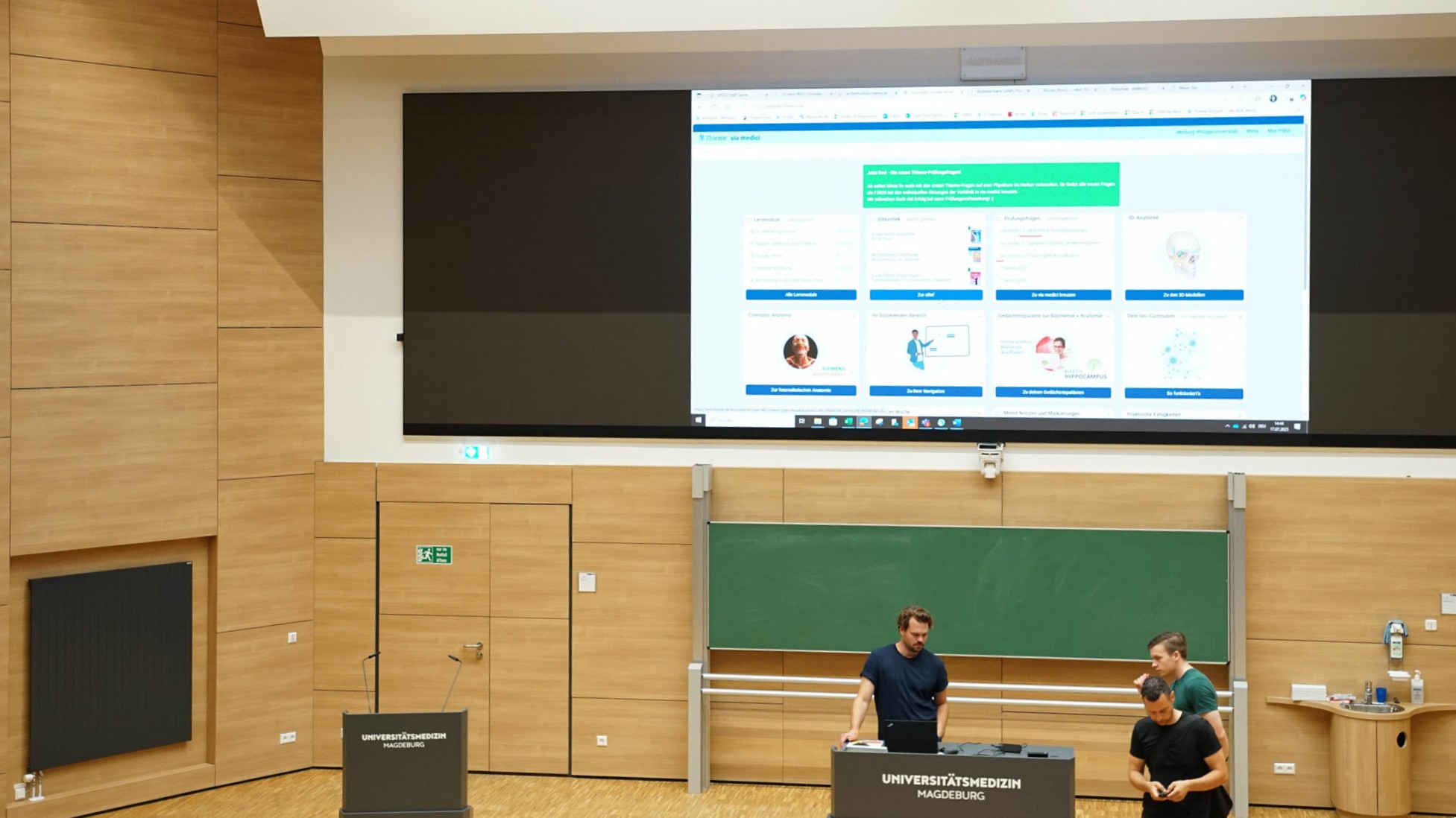 via medici Roadshow Hörsaal