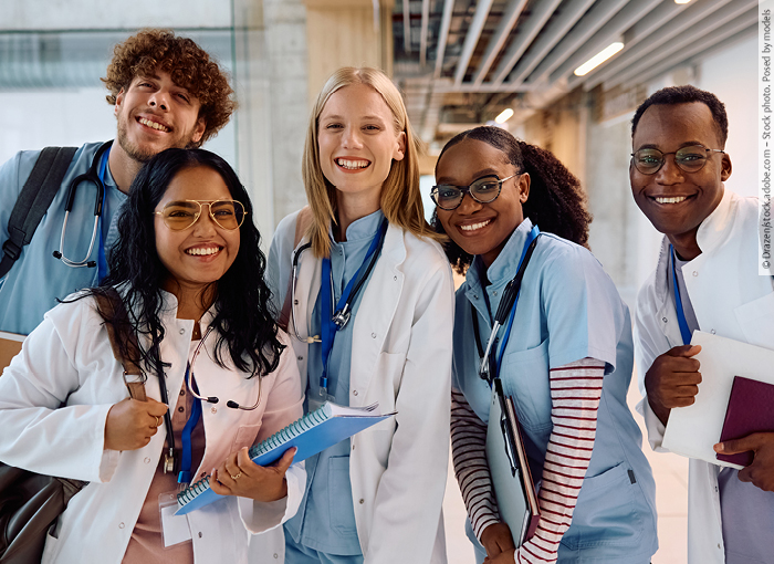 Gruppenbild Medizinstudierende, Zahnmedizinstudierende, Physician Assistants