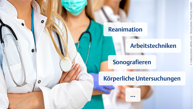 via medici praktische Fähigkeiten